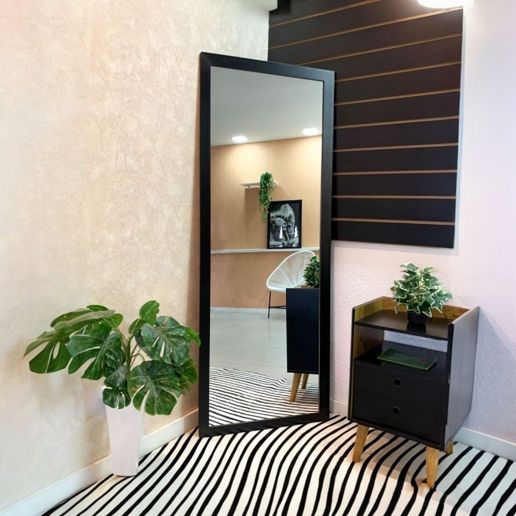 Cermin Badan Full Body | Cermin Dinding Minimalis 90 x 35 cm
