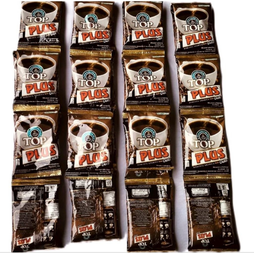 Kopi Top Plus Renteng 10 Sachet - Kenikmatan Kopi Arabica & Robusta