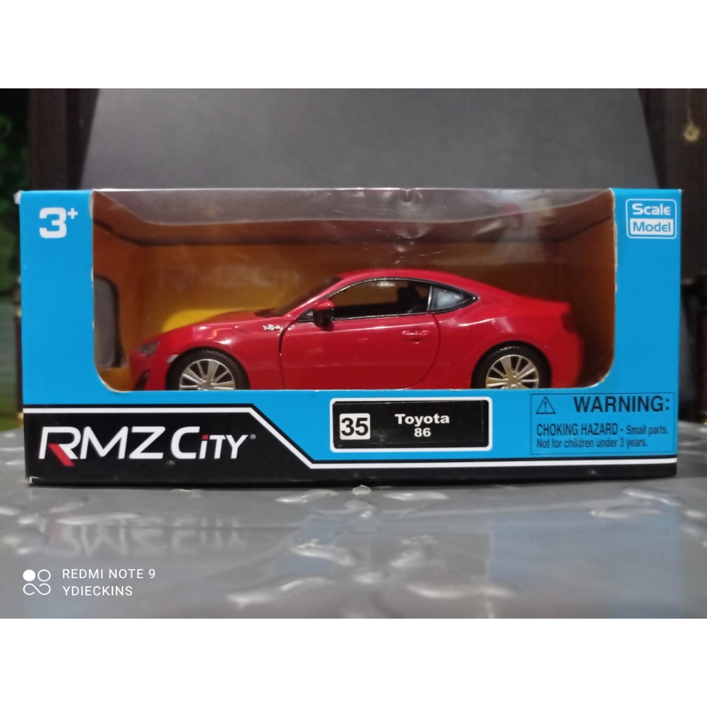 Diecast RMZ City Miniatur Mobil Toyota 86 - Red