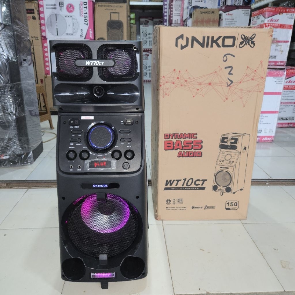 SPEAKER BLUETOOTH KARAOKE WT10CT NIKO