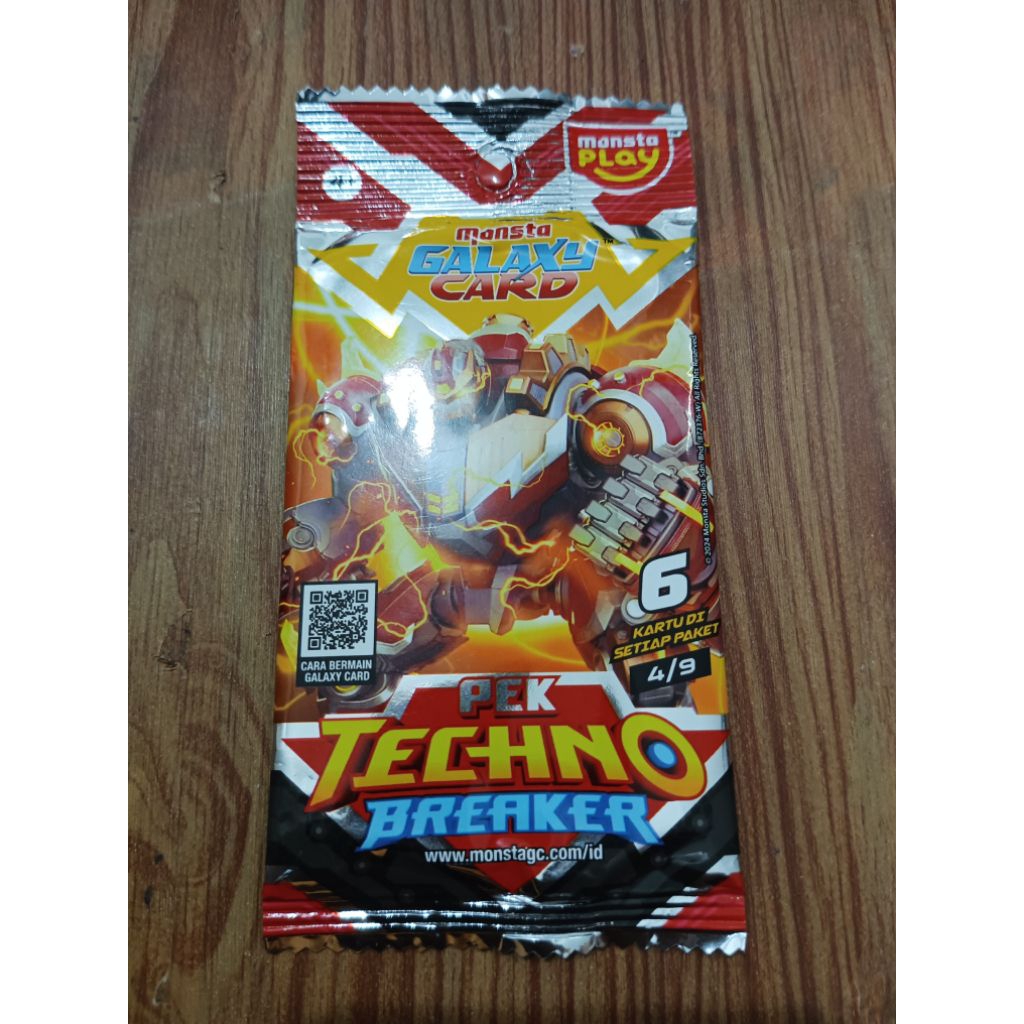 Boboiboy Monsta Galaxy Card - Pek Techno Breaker