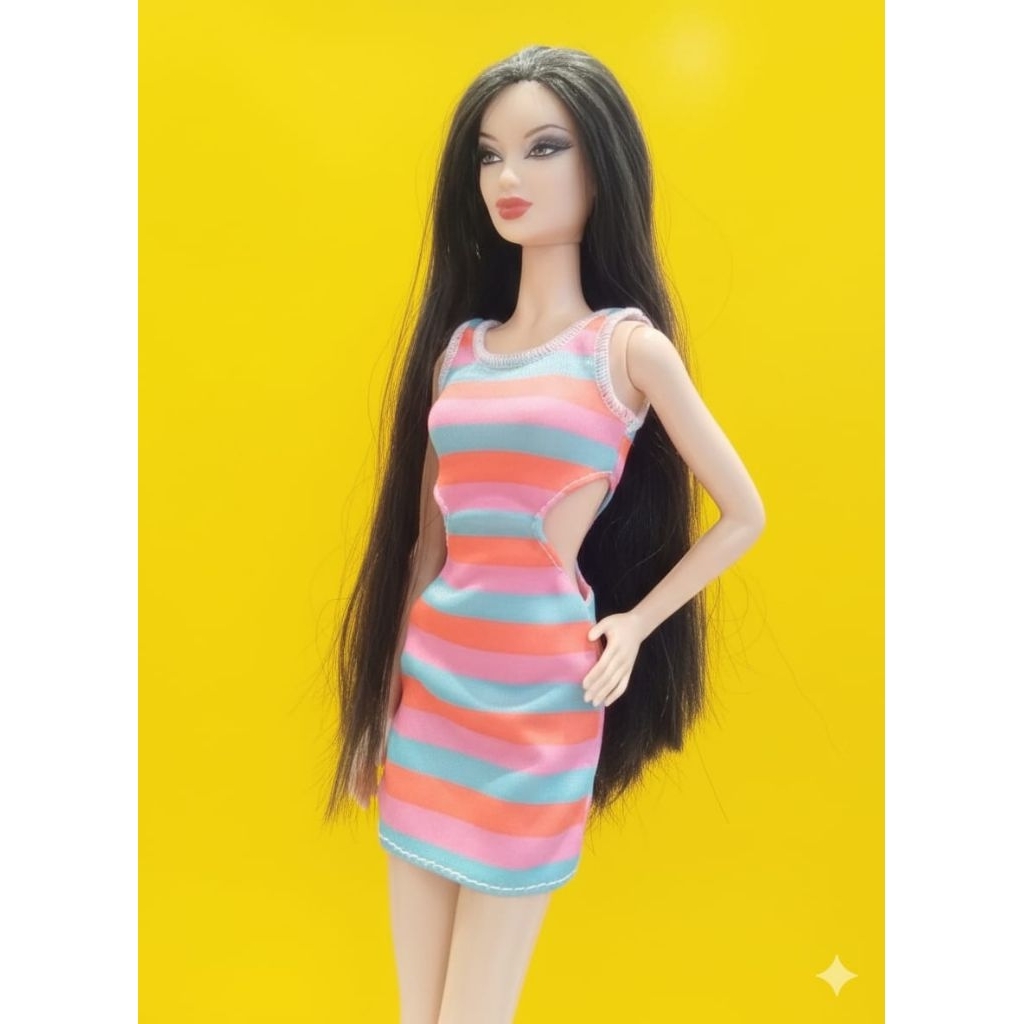 barbie basics black dress lea kolektor