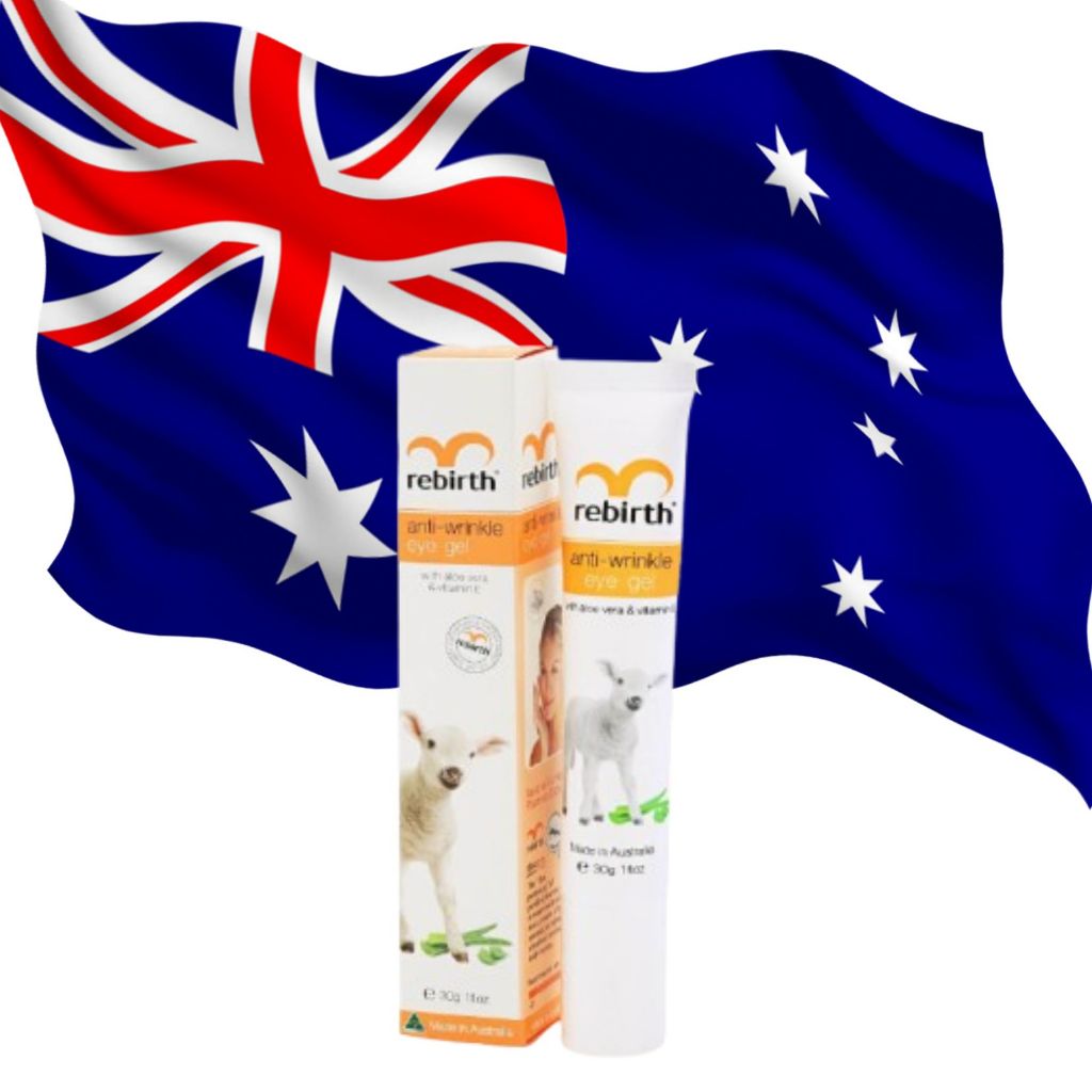 Original Made In Australia Rebirth Anti-Wrinkle Eye Gel With Aloe Vera & Vitamin E