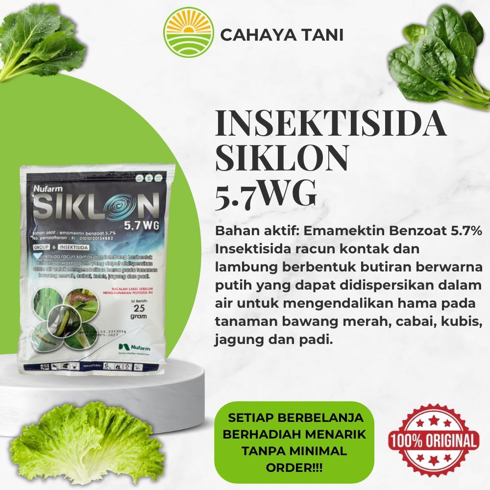 Insektisida SIKLON 5,7WG 25gram Nufarm