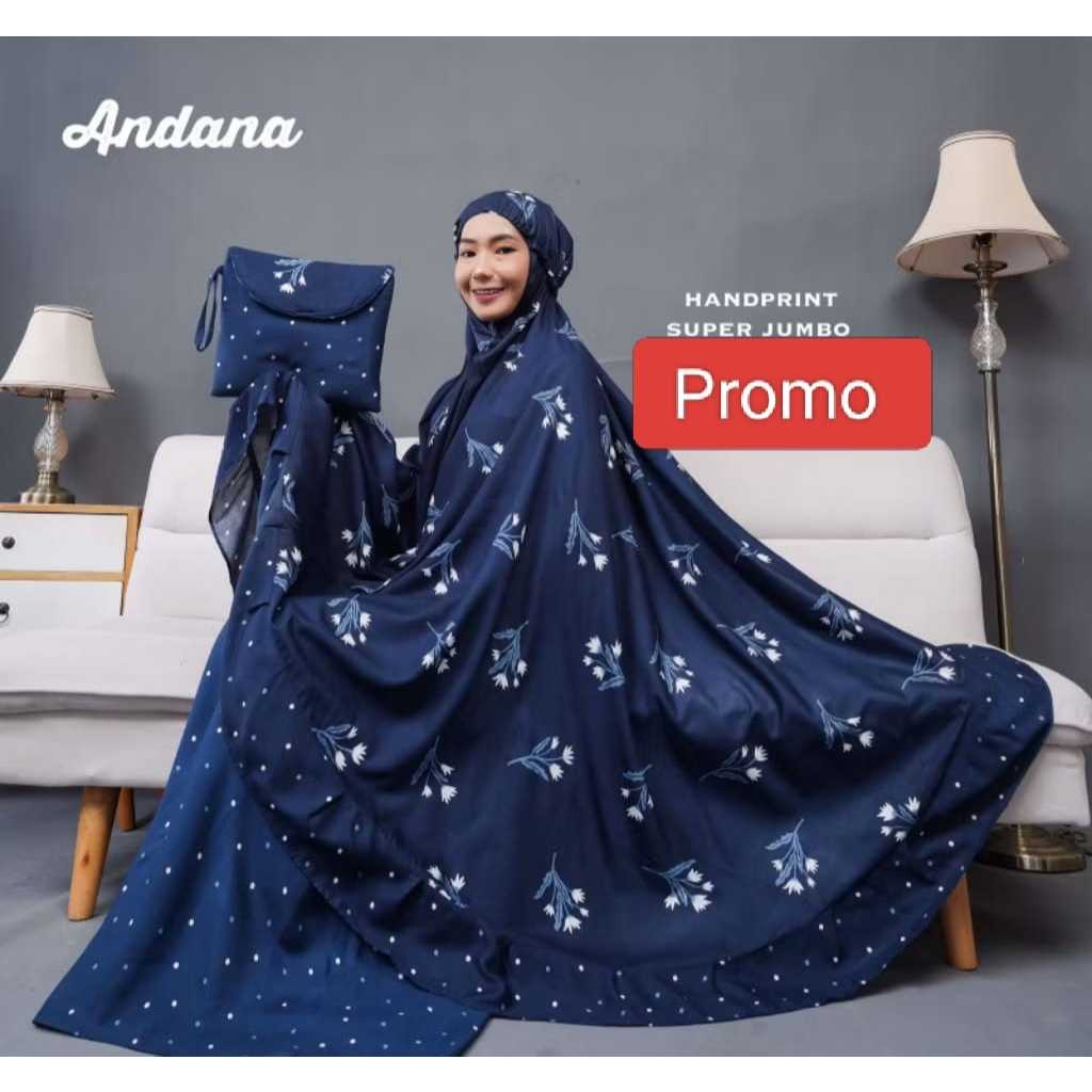 Mukena Dewasa Jumbo Bahan Jatuh Dan Adem Mukena Traveling Motif Bunga/Mukena Terbaru