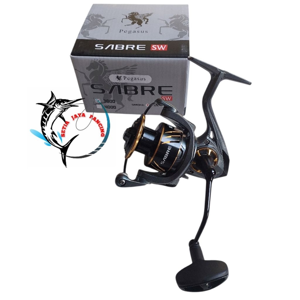 reel pegasus sabre salt water 500-4000 power handle