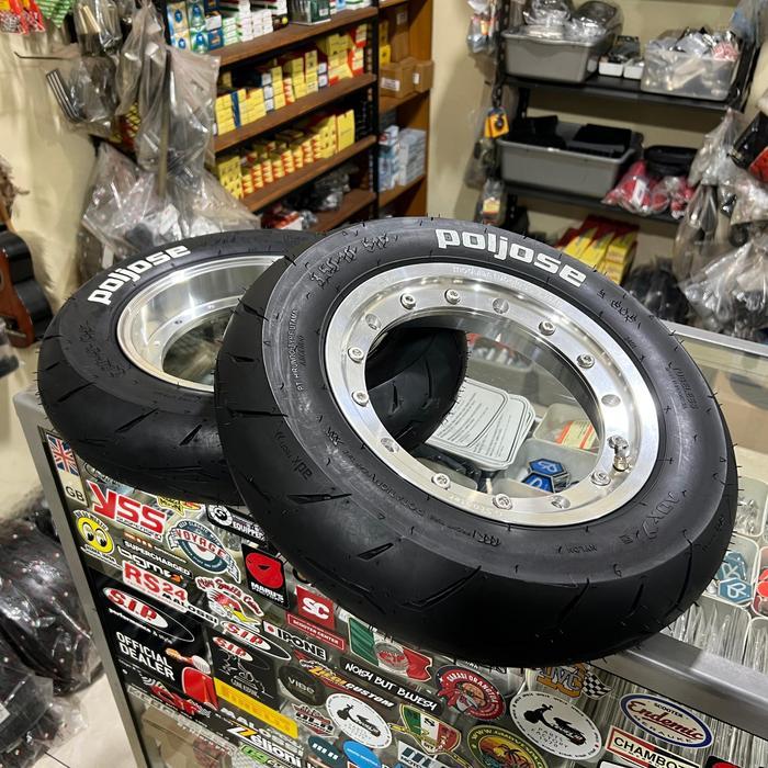 Velg Tubeless Vespa Ring 10 Modular Gscooter Polish set Ban Adx moto Poljose S205 Sport Touring Ring