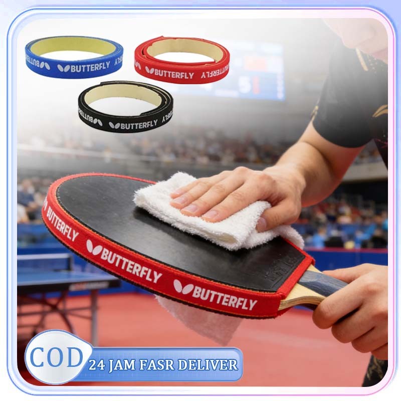 Side Tape Bet Pingpong Timbul Pita Pingpong Tenis Meja List Tape Bat Bet Edge Tape