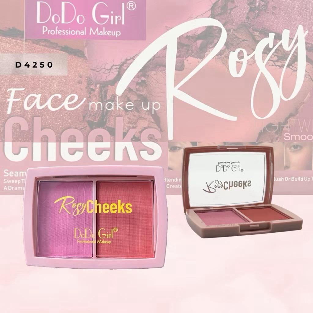 Blush On 2 warna DODO GIRL ROSY D4250