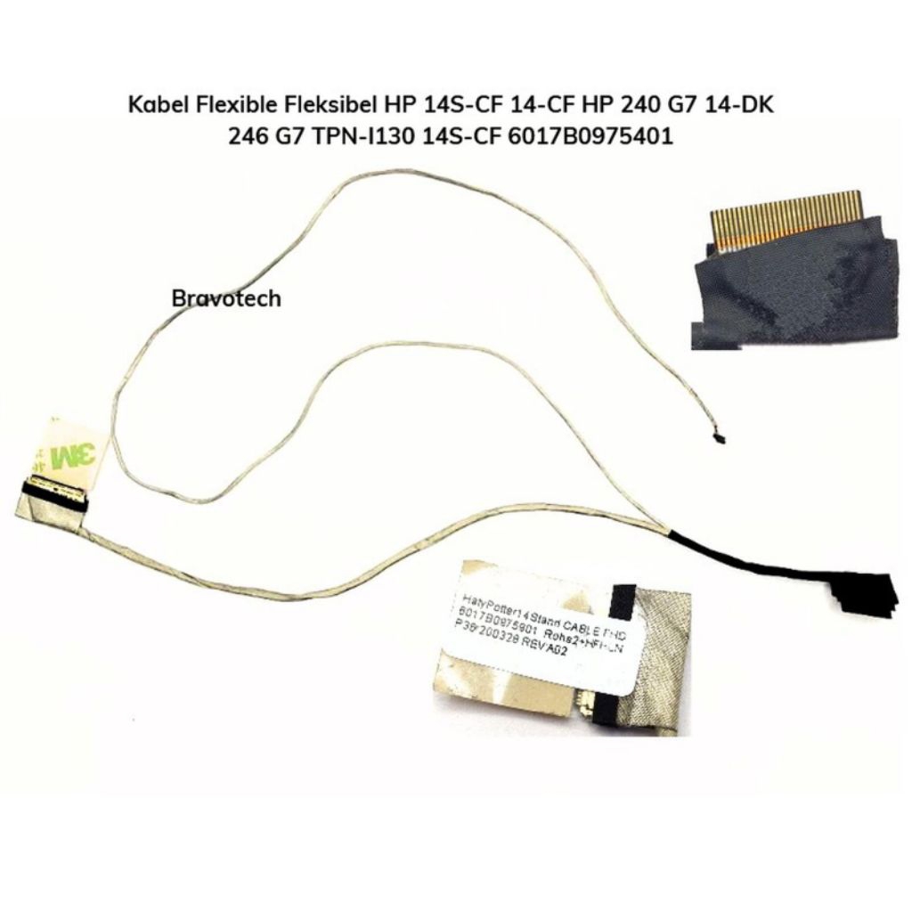 Kabel LCD HP 14S-CF 14-CF HP 240 G7 14-DK 245 G7 246 G7 TPN-I130
