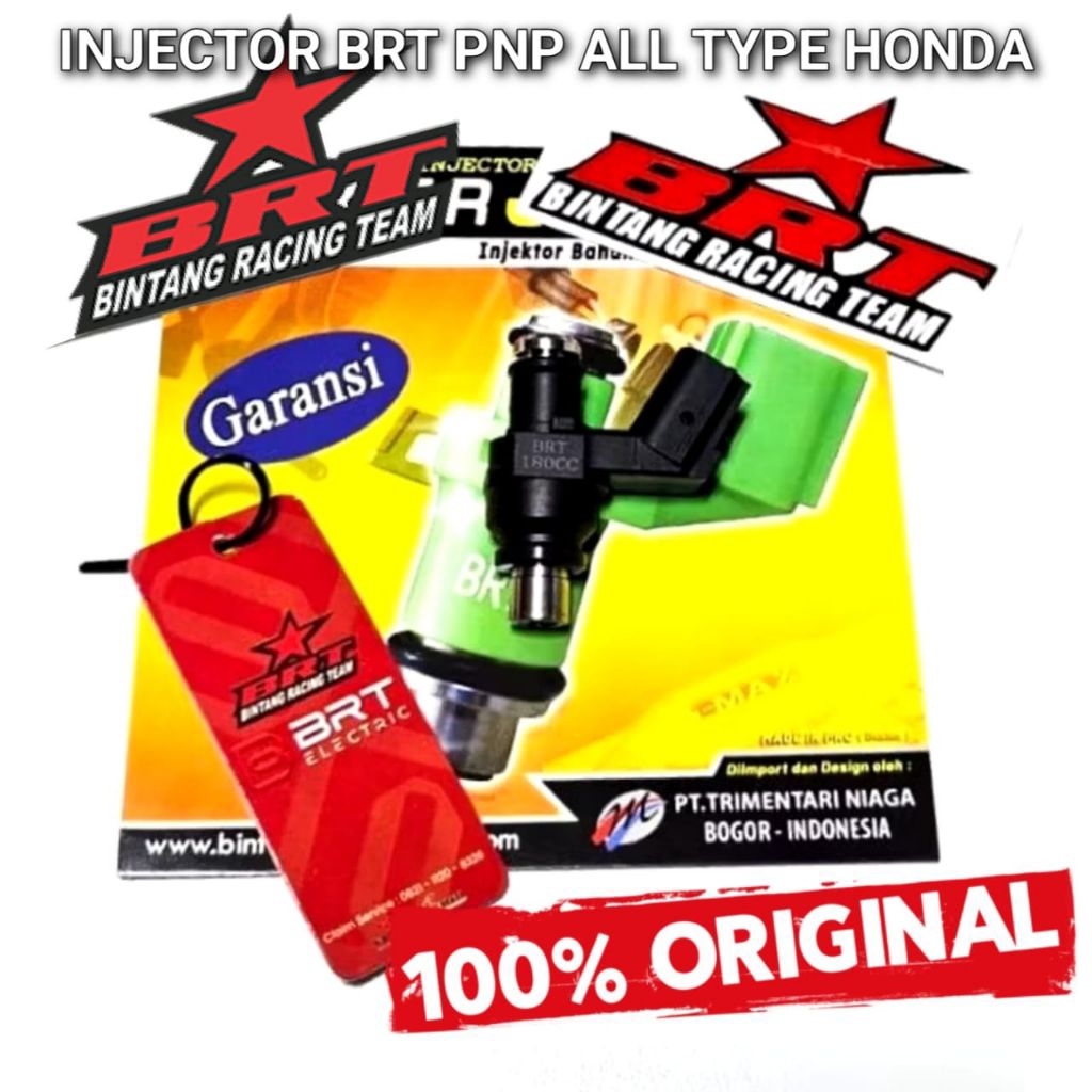 Injektor BRT Injector Honda Sonic CB Verza CBR CRF Supra Blade Megapro 3Hole 150 180 200 250 Cc