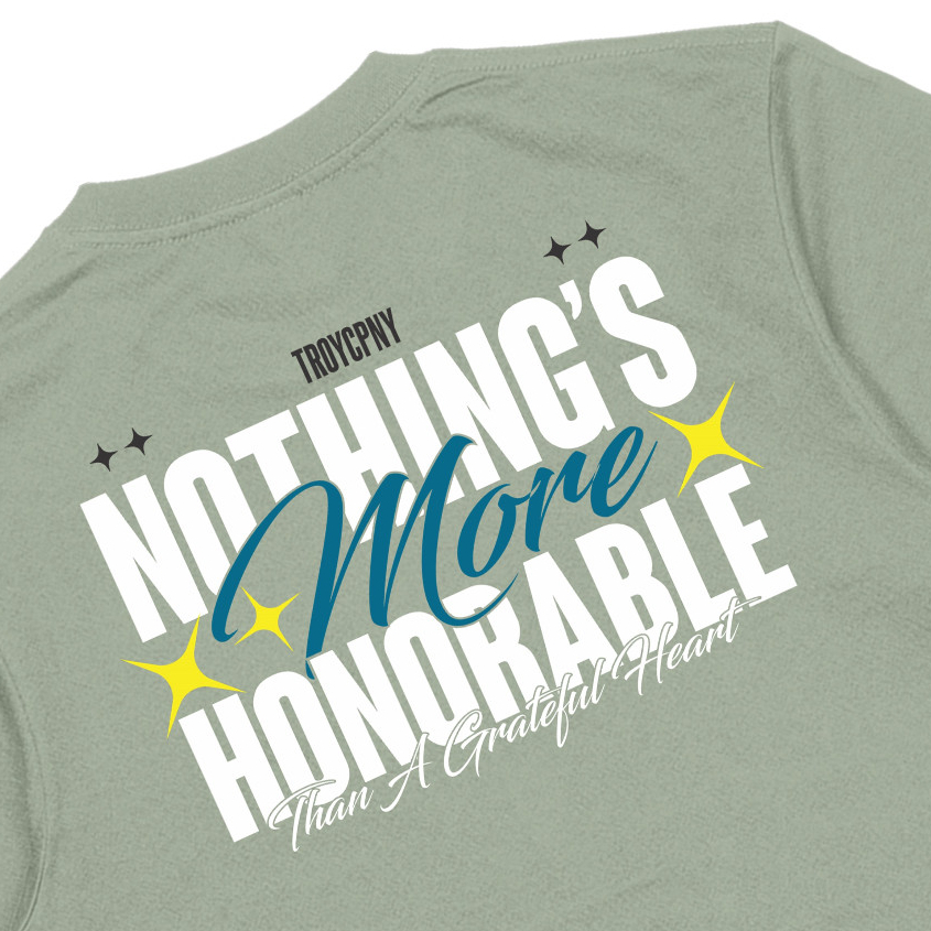 Troy Company T-shirt Sage Green Honorable - Kaos Lengan Pendek Kaos Hijau Sage MTD 2755