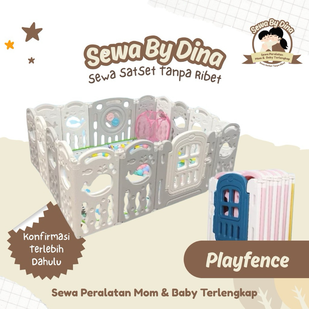 SEWA PLAYFENCE PAGAR BERMAIN ANAK