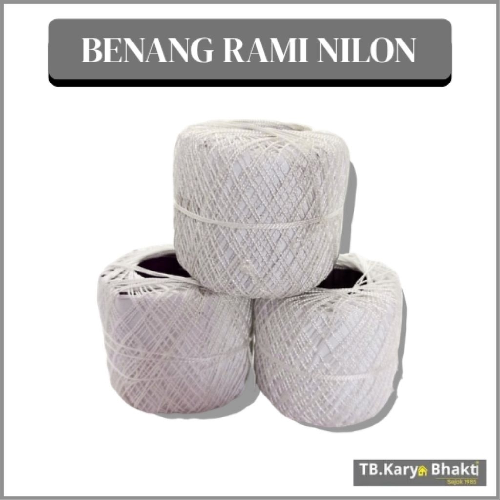 Benang Rami / Benang Nilon / Tali Bangunan / Benang Kasur (Satuan)