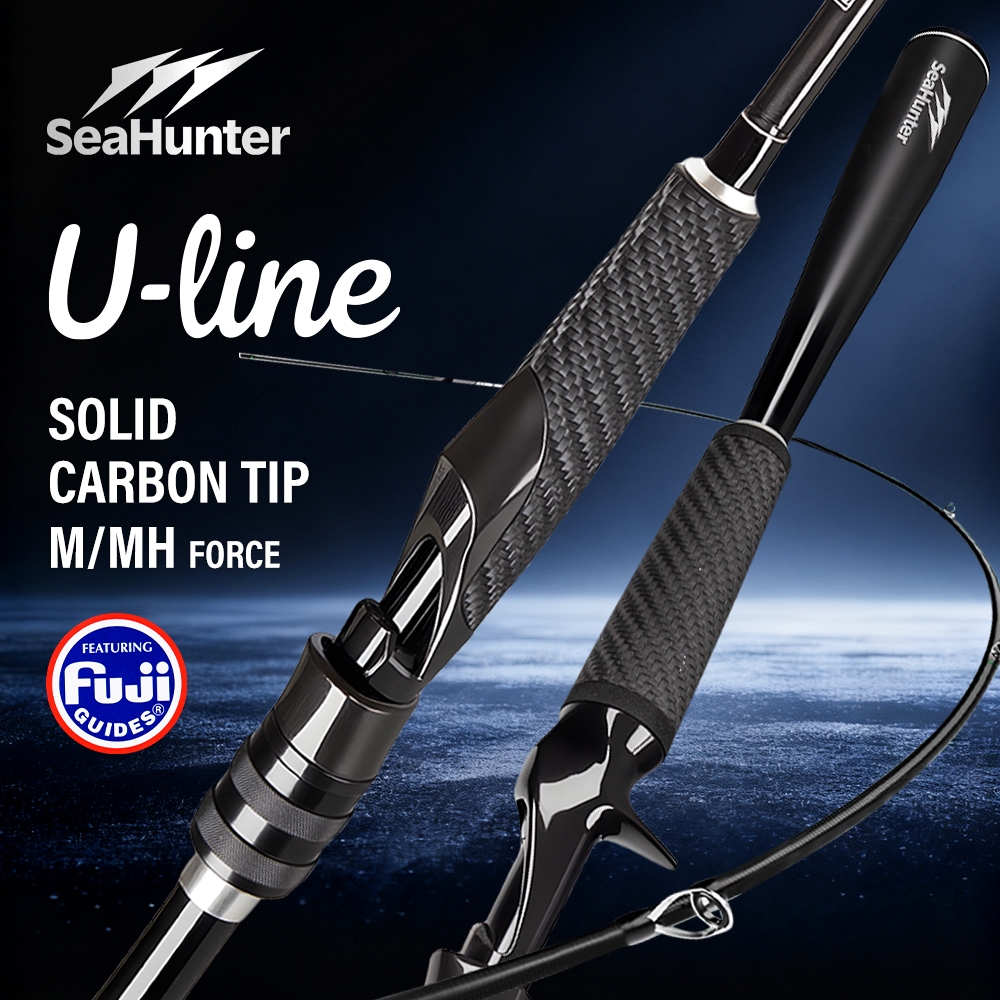 [OFFICIAL] SeaHunter U Line 1.8M  Power M/MH Joran Pancing, Fuji Ring Keramik, Ujung Karbon Solid,Te