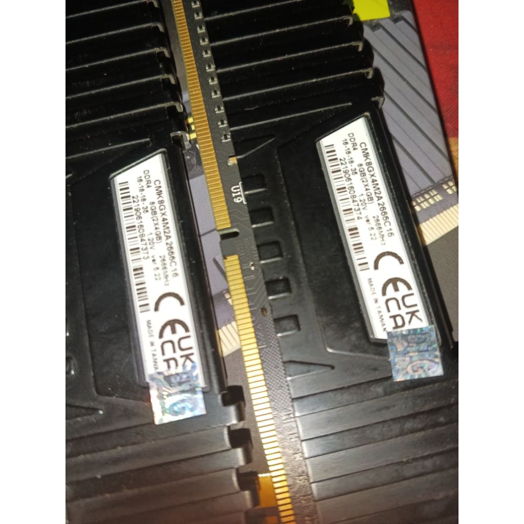 Ram corsair 8gb 2666mhz