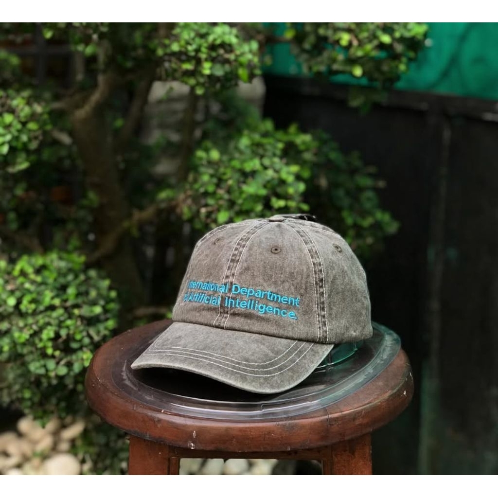 Cotton on Int Dept Artificial Intelligence Cap Washed Brown BNWT ORIGINAL BARANG RESMI STORE