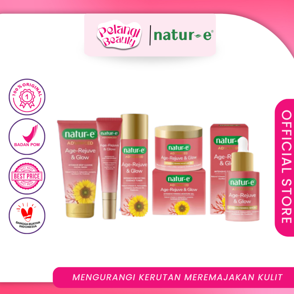 PELANGI BEAUTY - Natur-e Advanced Series Day Cream - Night Cream - Serum - Toner Anti Aging Face Cre