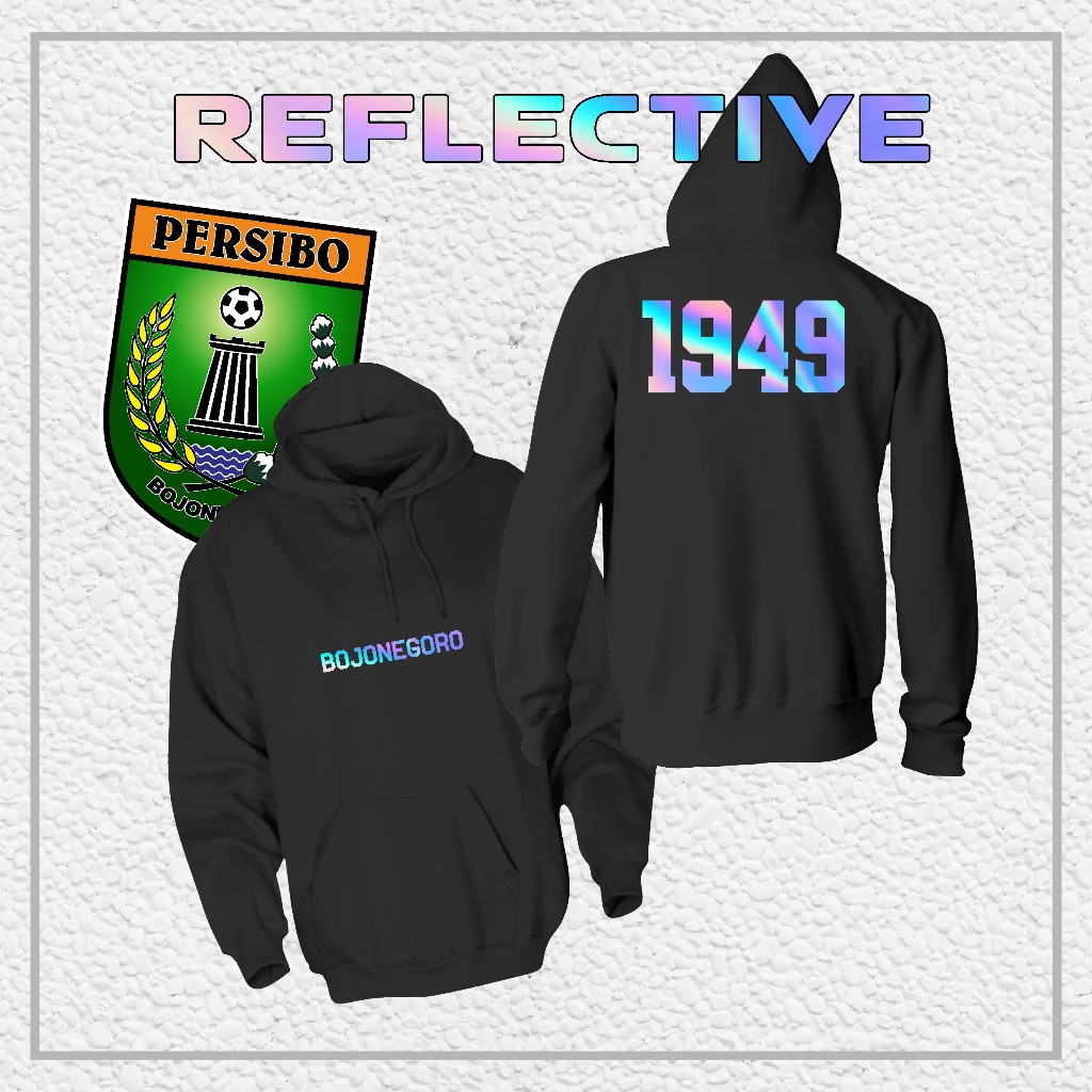 Hoodie Jaket PERSIBO Bojonegoro "Bojonegoro Reflektif" // Jaket Supporter / Hooligans