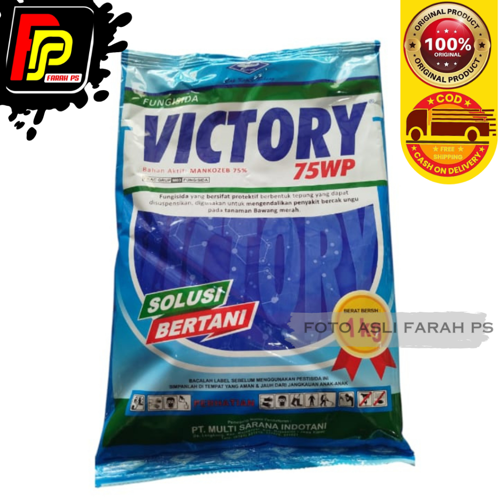 Fungisida Victory 75 WP 1 KG - Fungisida Victory Bahan Aktif Mancozeb
