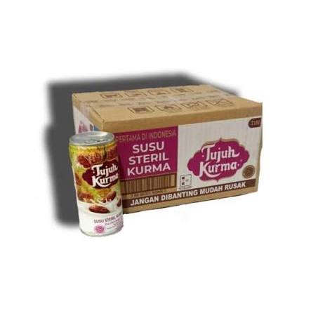 Susu Steril Tujuh Kurma 1 dus isi 12 kaleng