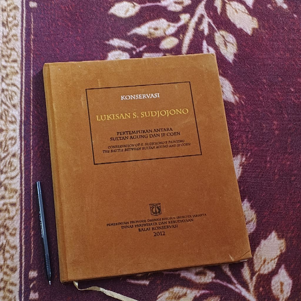 KONSERVASI LUKISAN S. SUDJOJONO - Pertempuran antara Sultan Agung dan JP Coen