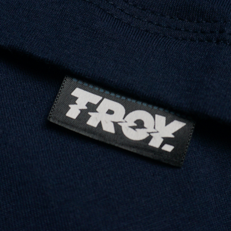 Troy Company T-shirt Blue Navy Owl Pyramid - Kaos Lengan Pendek Kaos Biru Navy MTD 2825