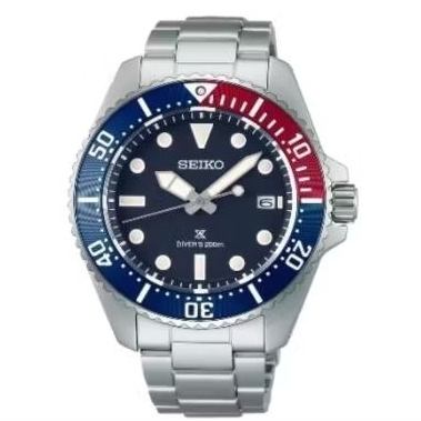 Jam Tangan Seiko SNE595P1 Prospex Diver Solar 43.8mm Hitam Stainless Steel