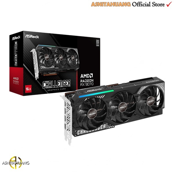 ASRock Radeon RX 9070 16GB Challenger