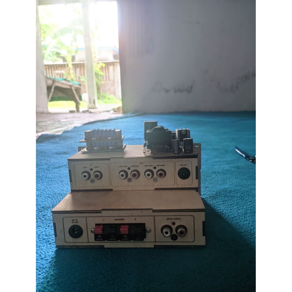 TPA 3116D2, TPA 3110, CROSSOVER 12V, PSU 24V 4A