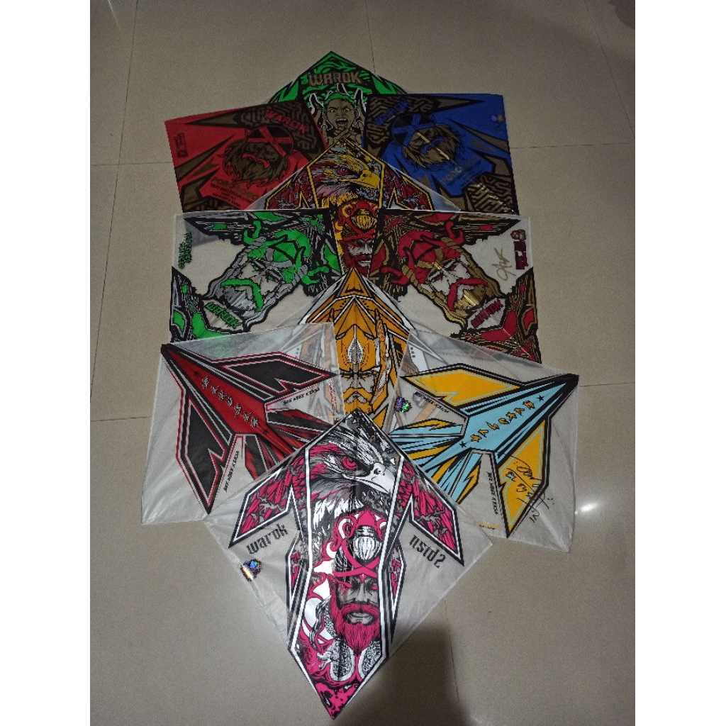 layangan tournament/koleksi mix superan 10pcs