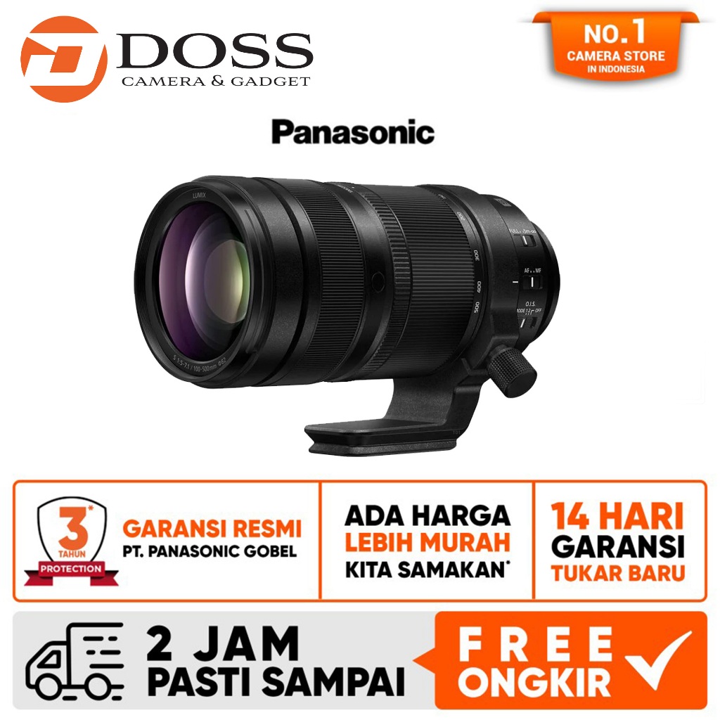 Panasonic Lumix S 100-500mm f/5-7.1 O.I.S. Lens