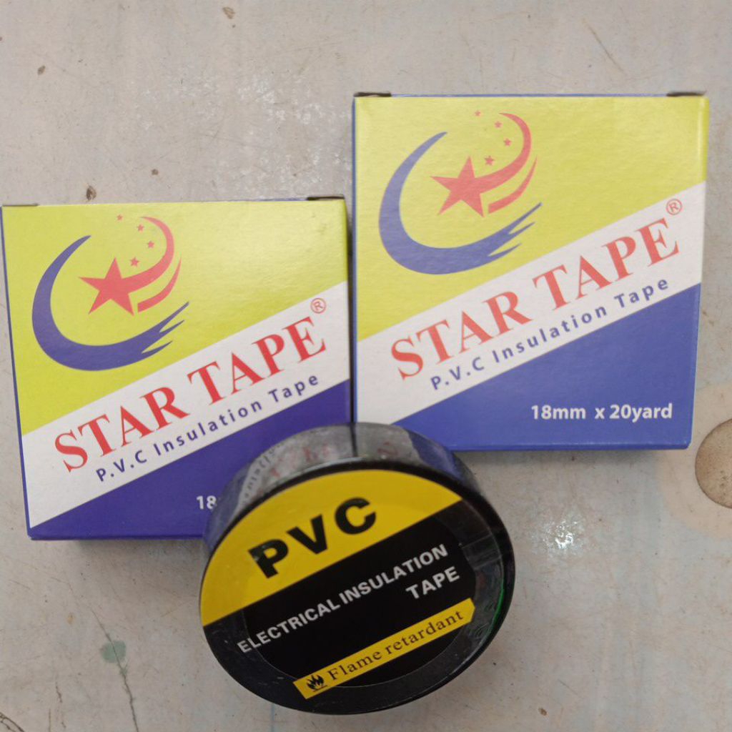 ISOLASI LISTRIK // SOLATIP HITAM STAR TAPE sambung kabel