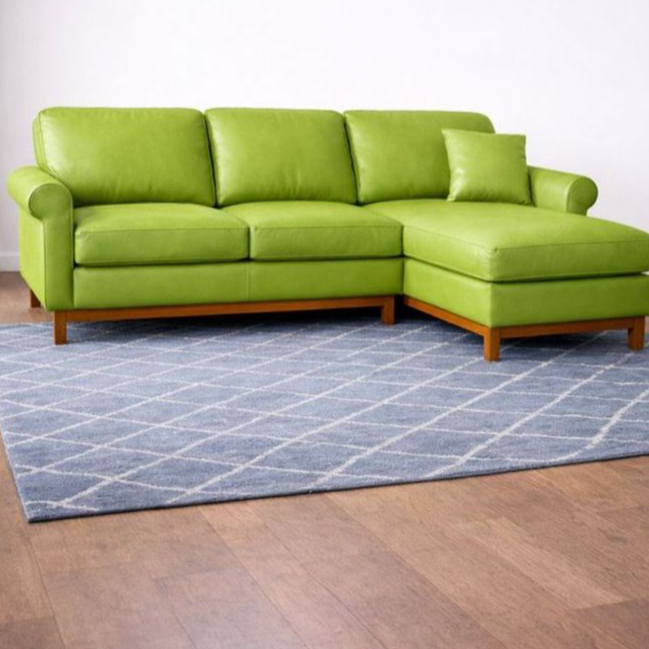 Custom Sofa 2,2 Meter Clio Beige + 1 Set Meja Mkan P 120 + Buffet 6 Laci Panjang 2 meter