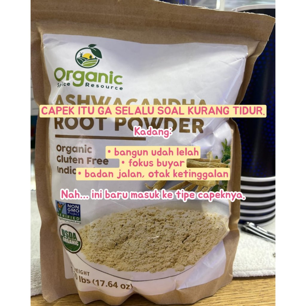 ORGANIC SPICE RESOURCE ASHWAGANDHA ROOT POWDER 226 GRAM