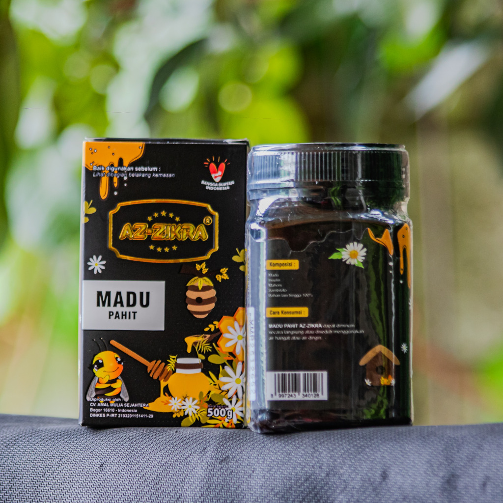 Madu Az-Zikra Az Zikra AzZikra Herbal Hitam Pahit 500gr