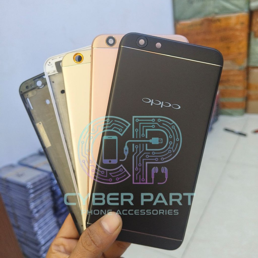 Backdoor Casing Housing OPPO F1S A59 A1601 CPH1601 Back Cover Tutup Belakang + Frame Lcd