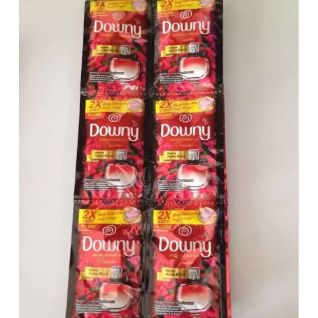 PEWANGI PAKAIAN DOWNY SACHET 1000 AN HARGA 1 RENCENG ISI 12PCS