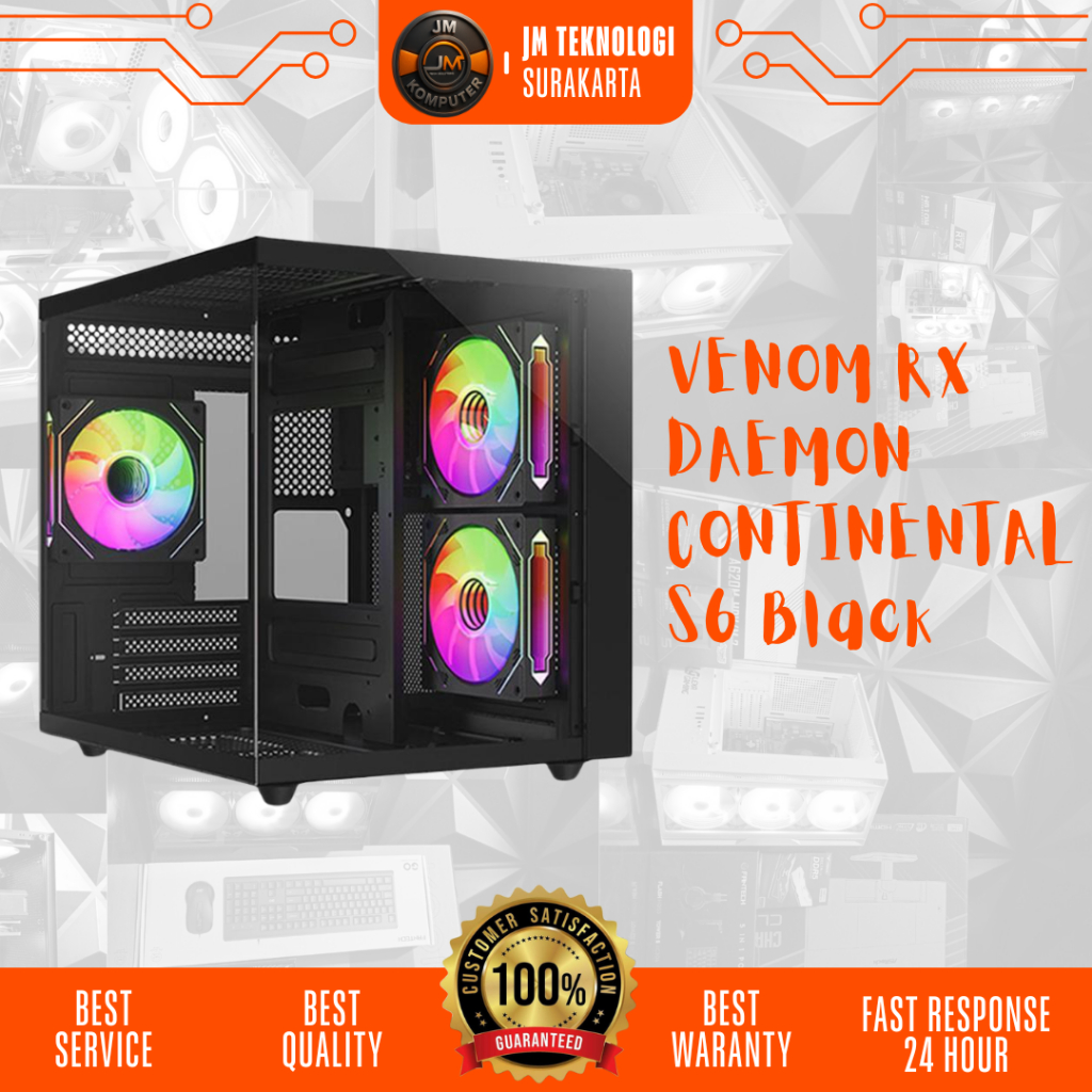 CASE VENOM RX DAEMON CONTINENTAL S6 Black
