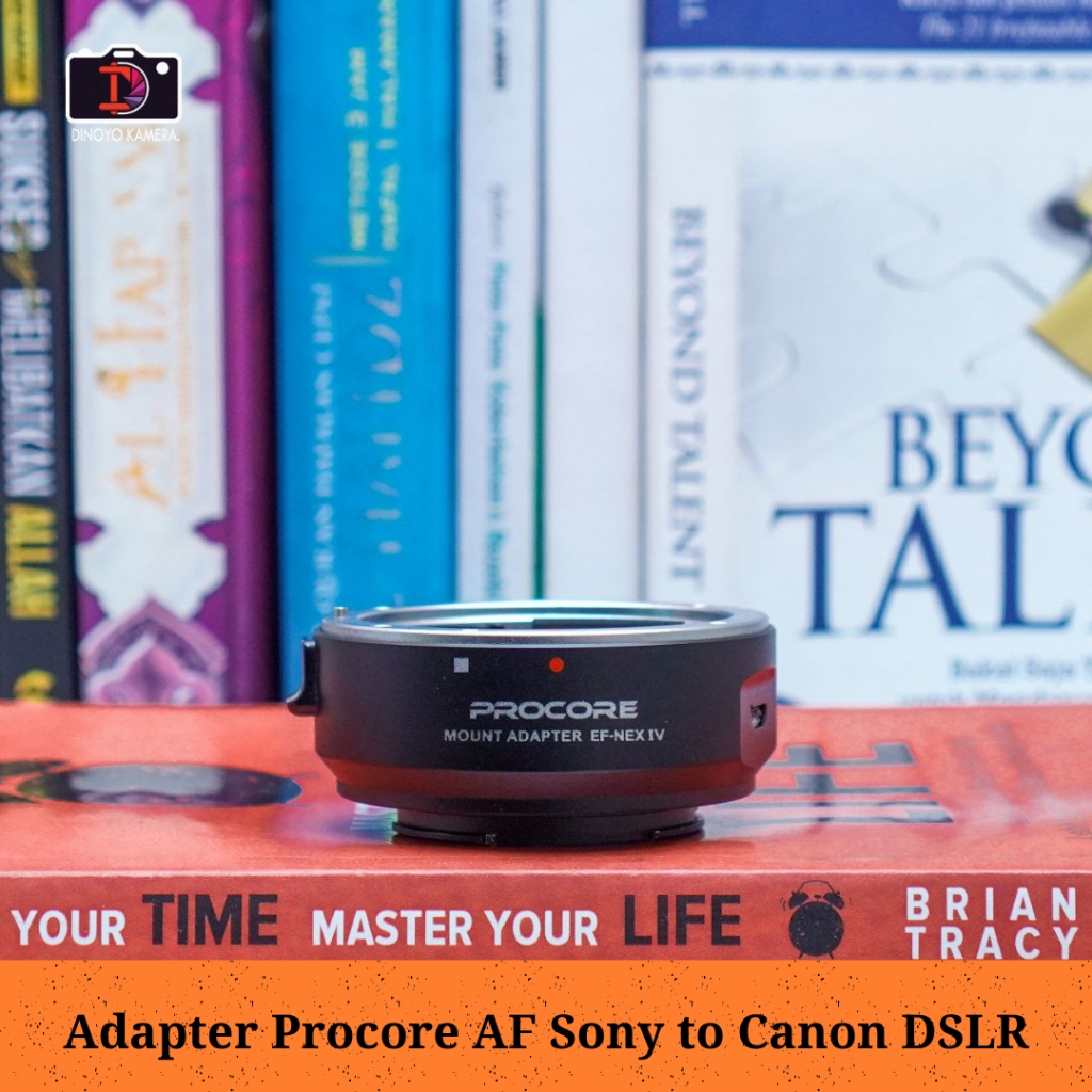 Adapter Procore AF Sony to Canon DSLR Kondisi normal