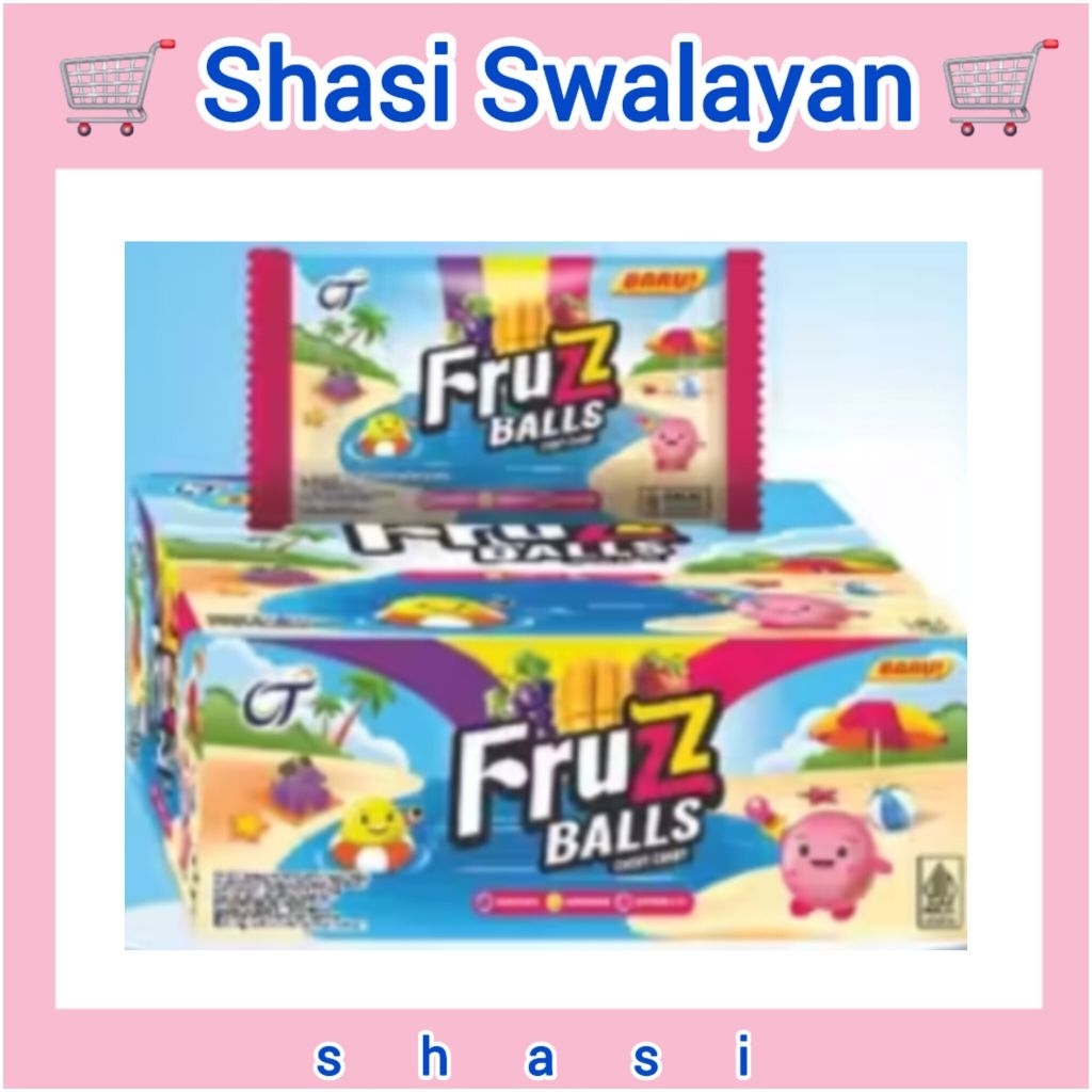Fruzz Balls Permen Kunyah Mini 24 Pcs