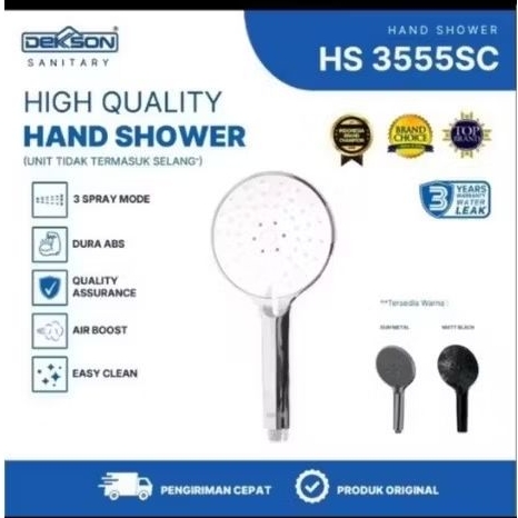 shower tangan hand Dekson shower self cleaning tanpa selang