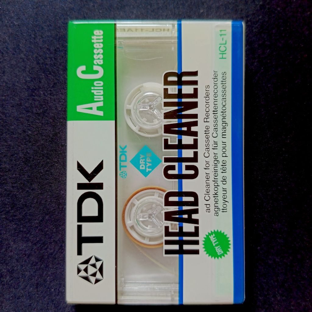 Kaset Cleaner TDK HCL 11 (Head Cleaner Cassette) (Sealed)