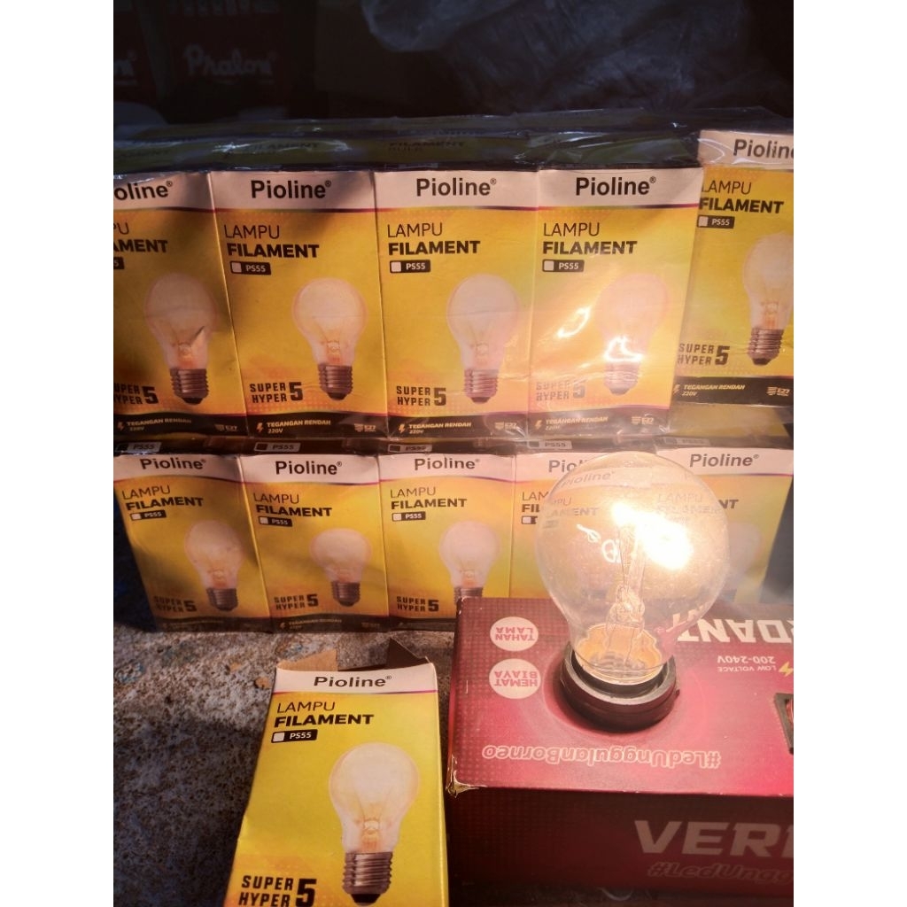 Lampu pijar lampu untuk ayam /bohlam pijar pioline dikota Pontianak