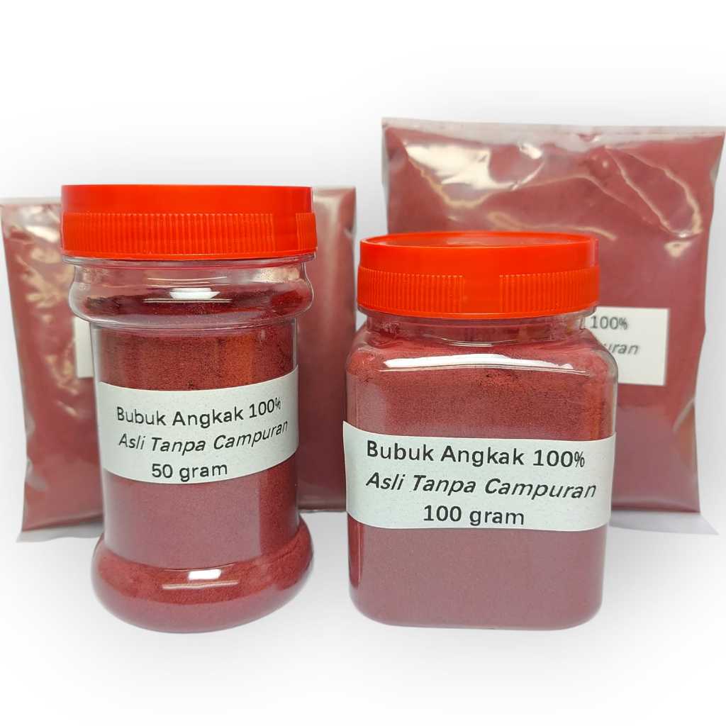Bubuk Angkak Merah 50g 100g 100persen Original Serbuk Grade A Hong Qu Mi Fen Powder Beras Merah