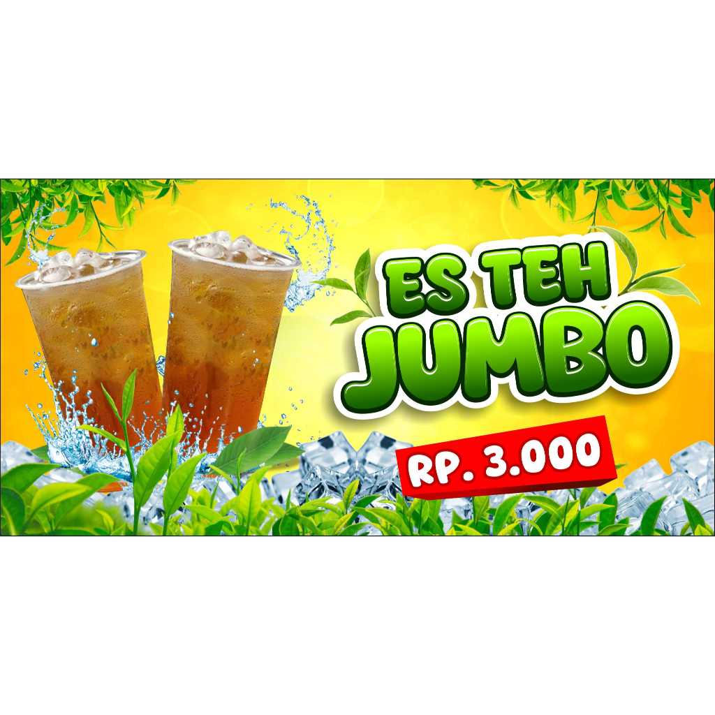 Spanduk/Banner Es Teh Jumbo
