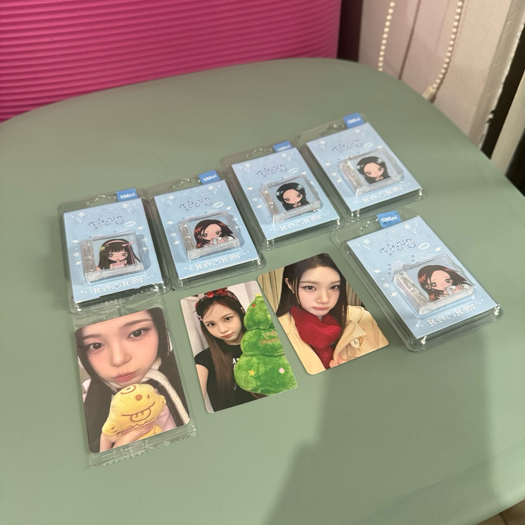 [all sealed ready] pc photocard smini focus the chase hearts2hearts ian carmen juun ana yeon jiwoo y