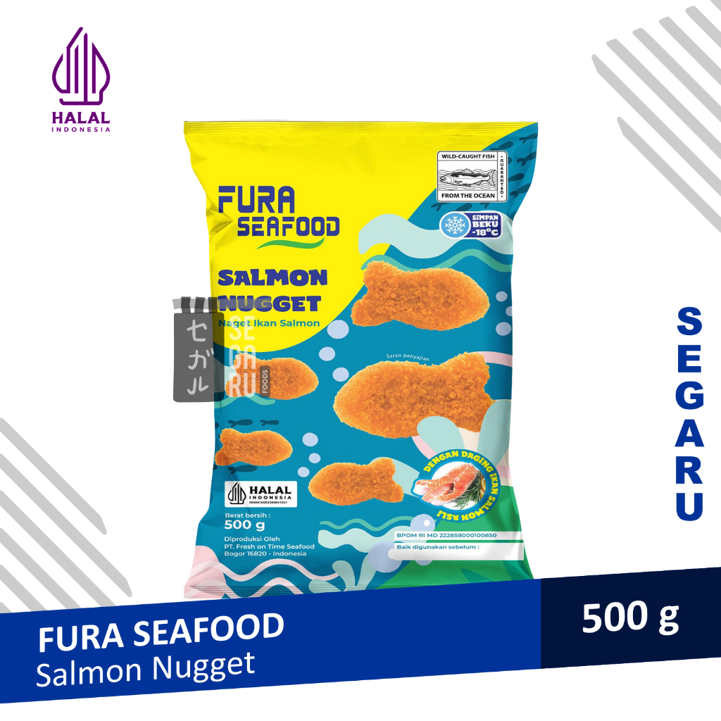 Fura Seafood Salmon Nugget | Naget Ikan Salmon 500 gram