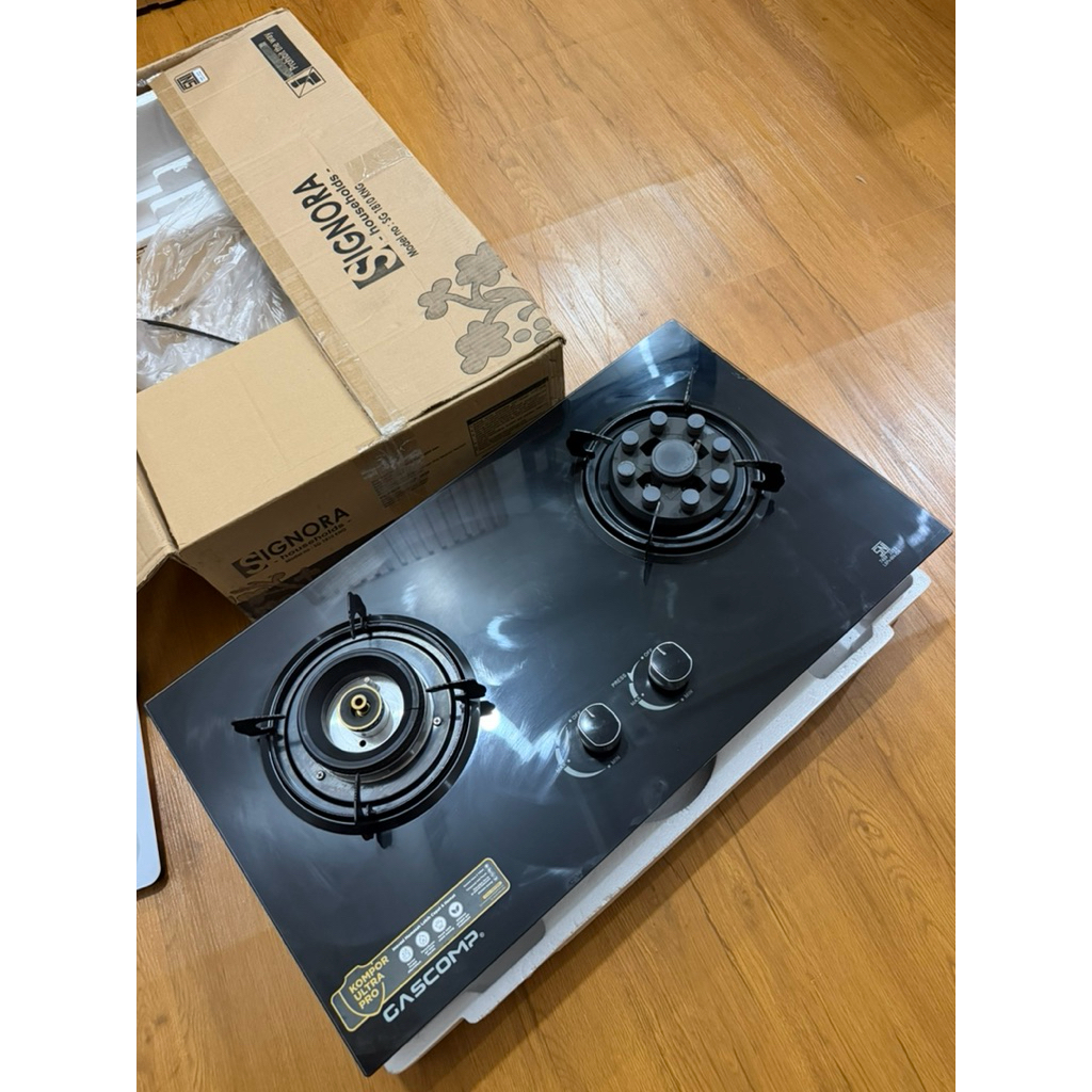 GASCOMP KOMPOR TANAM ELEKTRIK KACA 2 TUNGKU