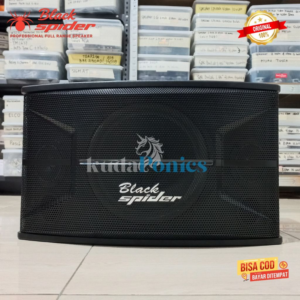 Speaker Pasif Karaoke 10 inch Black Spider CS 450